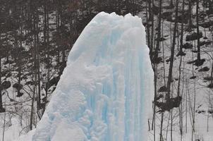 escultura de gelo no vale de aosta foto