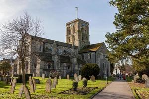 shoreham-by-sea, west sussex, reino unido, 2010. vista da igreja de shoreham foto