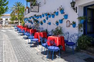 mijas, andaluzia, espanha, 2017 café de rua típico foto