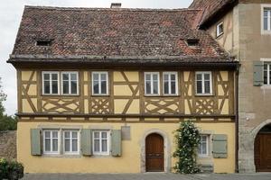 rothenburg ob der tauber, norte da baviera, alemanha, 2014. casa antiga em rotemburgo foto