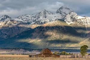 Jackson, Wyoming, EUA, 2013. vista de Mormon Row foto