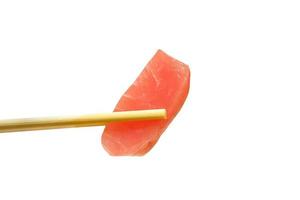 sashimi de atum de perto foto