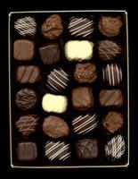 caixa de chocolates foto
