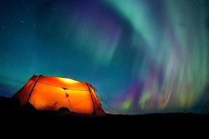 Aurora boreal foto
