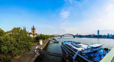 hdr vista da cidade de koeln foto