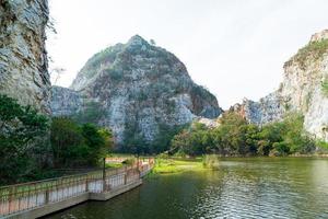 parque de pedra khao gnu na tailândia foto