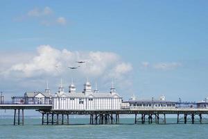 Eastbourne, East Sussex, Reino Unido, 2014. show aéreo de airbourne foto