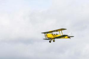 shoreham-by-sea, west sussex, reino unido, 2014. de havilland dh82a tiger moth foto