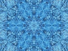padrão de caleidoscópio de geometria. fundo abstrato azul claro. foto grátis.