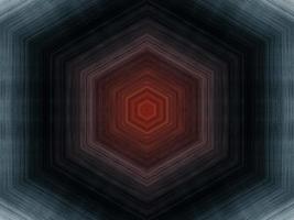padrão de caleidoscópio simétrico. fundo abstrato preto branco vermelho. foto grátis.