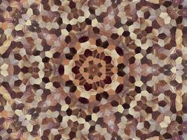 abstrato de textura de madeira. padrão de caleidoscópio. foto