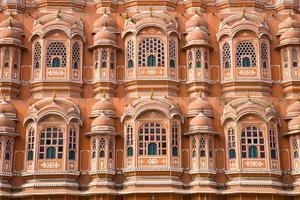 detalhe do palácio dos ventos, jaipur