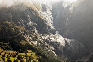 paisagens de montanha em torno de grindelwald, suíça