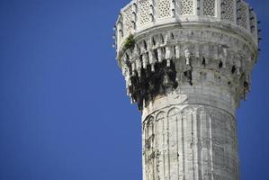minarete da mesquita azul
