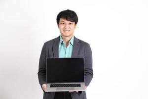 jovem empresário asiático foto