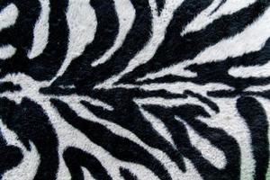 textura de tecido estampado listras zebra para plano de fundo foto