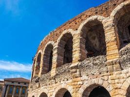 hdr verona arena anfiteatro romano foto