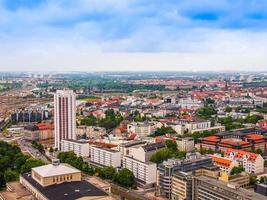 hdr leipzig vista aérea foto