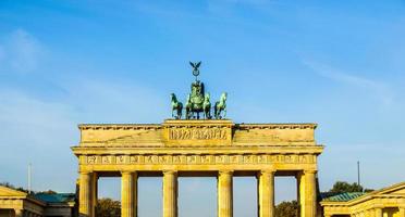 hdr brandenburger tor, berlim foto