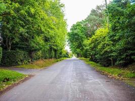 hdr vista de tanworth em arden foto