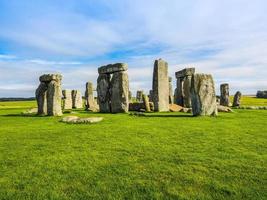 monumento hdr stonehenge em amesbury foto