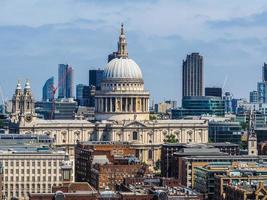 hdr st paul catedral em londres foto