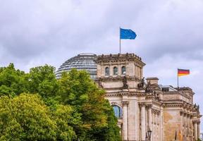 hdr reichstag em berlim foto