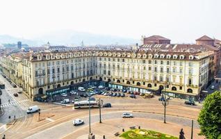 hdr piazza castello, torino foto