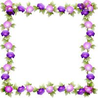 moldura floral, ilustração elegante com flores, folhas e galhos usados em vários convites, com espaço para colocar texto. foto