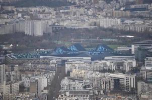 vista aérea de paris foto