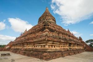mingala zedi pagode o último pagode de bagan o primeiro império de mianmar. foto