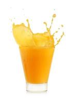 respingo de suco de laranja