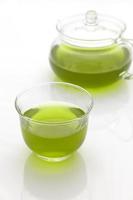 chá verde jananese frio