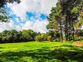 hdr vista de tanworth em arden foto