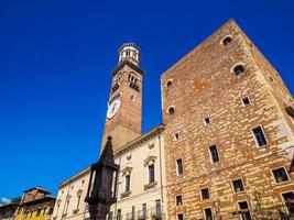 hdr piazza delle erbe em verona foto