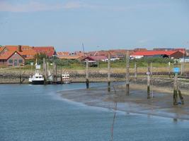 ilha de baltrum no mar do norte foto