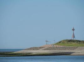 ilha de baltrum no mar do norte foto