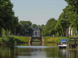 a cidade velha de friedrichstadt na alemanha foto