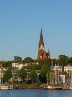 a cidade de Flensburg no mar Báltico foto