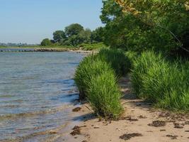 o mar Báltico perto de Flensburg na Alemanha foto