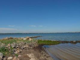 o mar Báltico perto de Flensburg na Alemanha foto