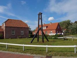 a ilha de baltrum no mar do norte foto