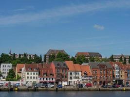 a cidade de Flensburg no mar Báltico foto