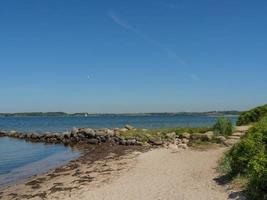 o mar Báltico perto de Flensburg na Alemanha foto