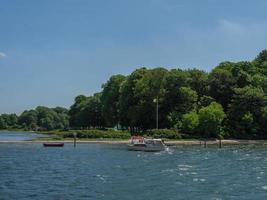 a cidade de Flensburg no mar Báltico foto