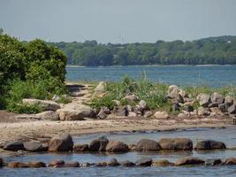 o mar Báltico perto de Flensburg na Alemanha foto