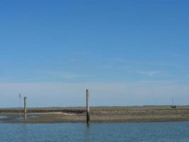 ilha de baltrum no mar do norte foto