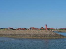 ilha de baltrum no mar do norte foto