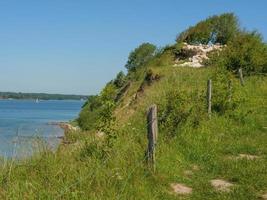 o mar Báltico perto de Flensburg na Alemanha foto