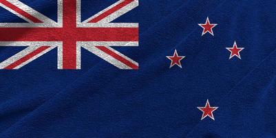 onda de bandeira da nova zelândia isolada em png ou fundo transparente, símbolos da nova zelândia, modelo para banner, cartão, publicidade, promover, comercial de tv, anúncios, web design, ilustração foto